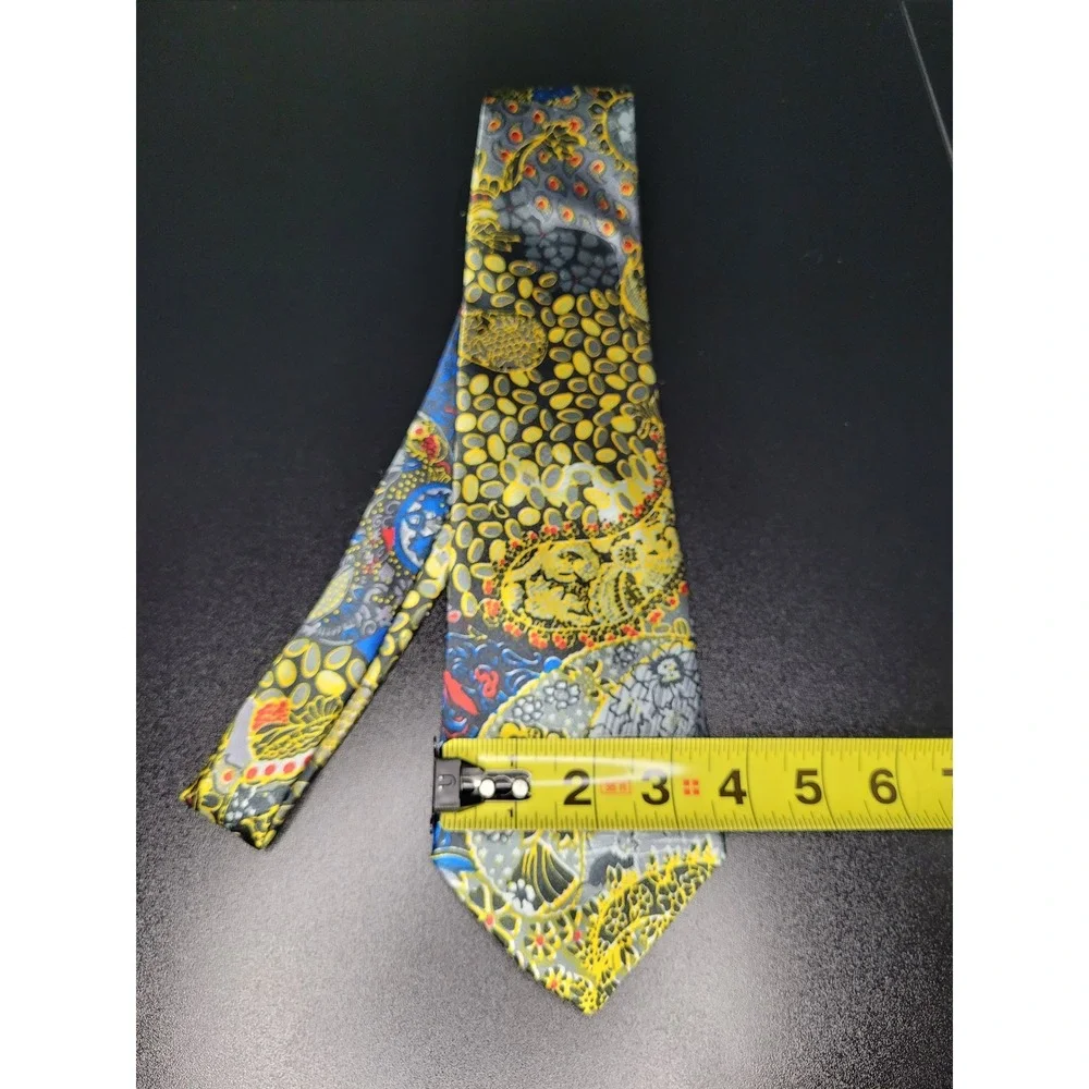 Valentino Men's Necktie Multi Paisley Silk 3.75